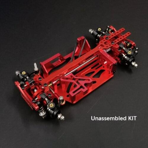 HGM Toys MINI Q9 122MM Wheelbase Metal Chassis KIT For 1/28 KYOSHO 1/24 TAMIYA Drift Racing RC Car Vehicle Model TH19463-SMT5