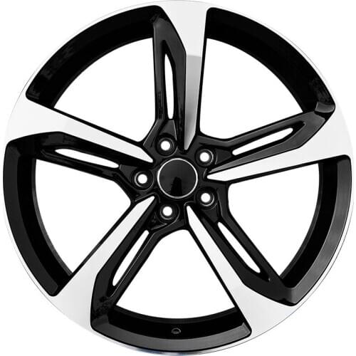 Auto Car Alloy Wheels Rims Vehicle Casting Hoops Circle Black machine face 18Inch 5x112 free shpping