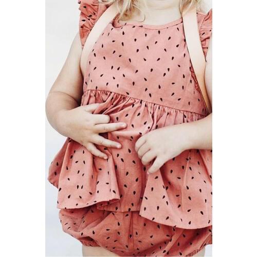 2019 Ins European Style Summer Woven Toddler Kids Girls Clothing Sets Ruffles Princess Baby Girl Blouse+shorts Fashion Clothes