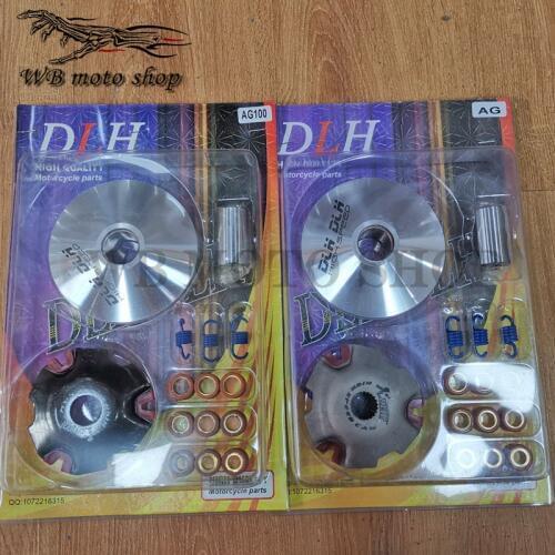 High Performance CVT DLH Variator Kit with spring Roller Weights Drive Pulley for Suzuki AG100 V100 Scooter Moped