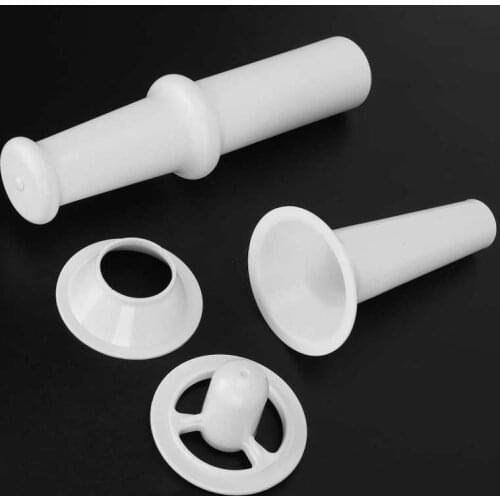 ABS Grinder Attachment Food Pusher+Sausage Filling Nozzle+Kubbe Attachment For 7# Meat Grinder Universal