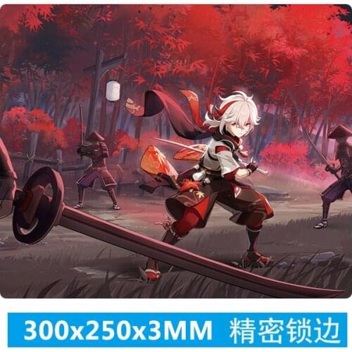 New for Game Genshin Impact Gaming Mouse Pad Mat Barbara Keqing Zhongli Ergonomic Rubber Mousepad Cosplay Props Christmas Gift 4