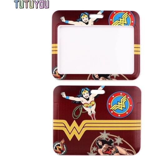 PC3165 Movie Character Women Lanyard Card ID Holder Car KeyChain ID Card Pass Gym Phone Badge Kids Key Ring Holder Jewelry