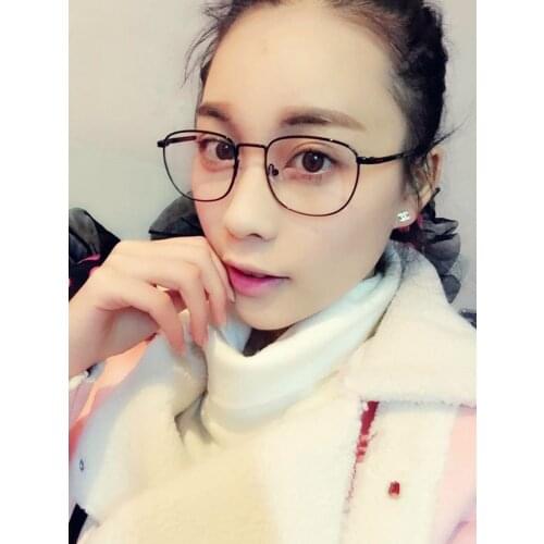 Popular Fashion Round Womens Metal Frame Eyeglasses Transparent Spectacle Classic Retro Women Men Optical Computer Glasses