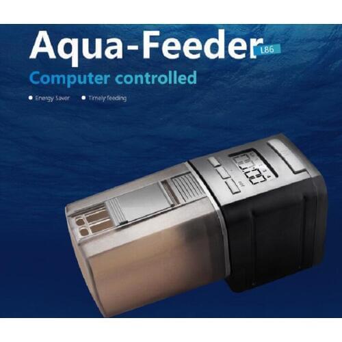 Adjustable Auto Feeder Automatic Fish Feeder Fish Tank Aquarium Fish Food Automatic LCD Display Timer Feeding Dispenser