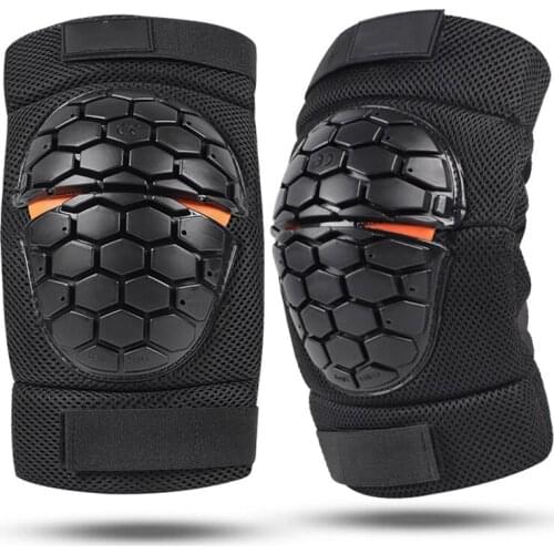 Bike Knee Pads, Motocross Protective Gear with Comfortable Cushion, for Biking, Riding, Cycling and Multi Sports, M, L, XL