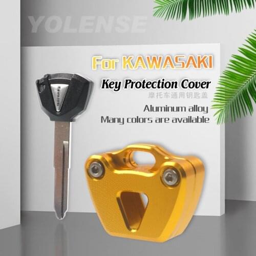 Motorcycle CNC Key Cover Case Shell Keys protection For KAWASAKI ZX6R ZX9R ZX10R ZX12R ZX14R ZZR1400 ZRX1200 ZR1200 ER6N ER6F