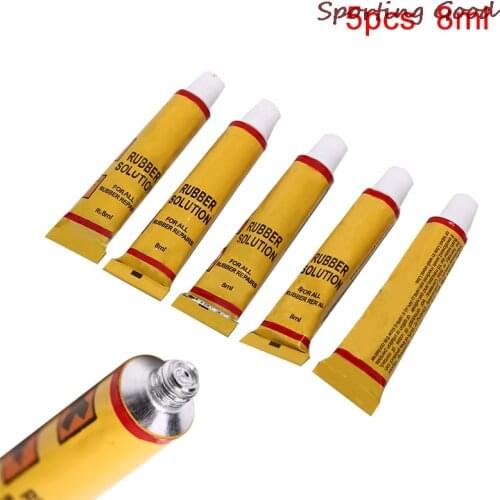 5pcs 8ml Adhesive Glue Cement Rubber Inner Tube Repair Puncture Cold Patch Solution Kit Bicycle Repair Tool Bike Glue
