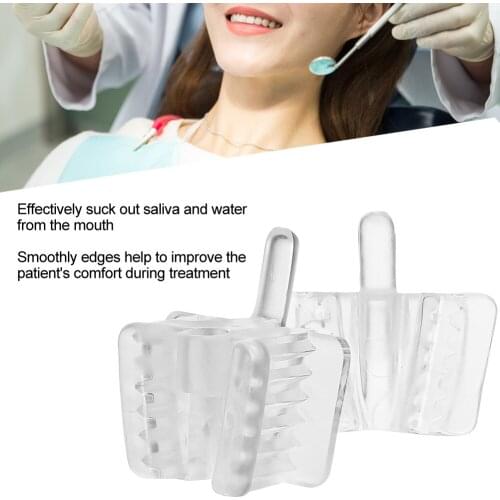 10pcs Dental Silicone Mouth Support Holding Reusable Mouth Opener Retractor