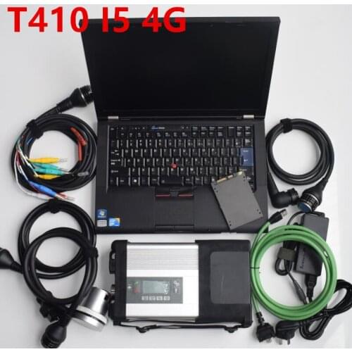 2021.03v MB SD Star C5 SD Connect Compact 5 Star Diagnosis scanner for MB Cars and Trucks with SSD hdd in T410 i5cpu laptop