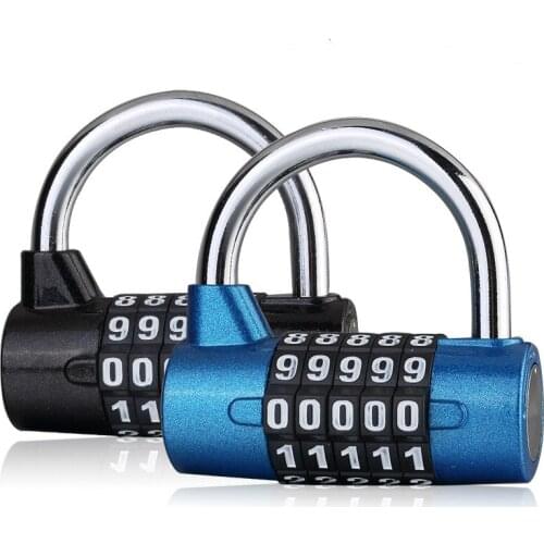 5 Digit Combination Lock Code Number Security Drawer Cabinet Padlock Safety Luggage Toolbox Closet Gym Bicycle Travel Lock