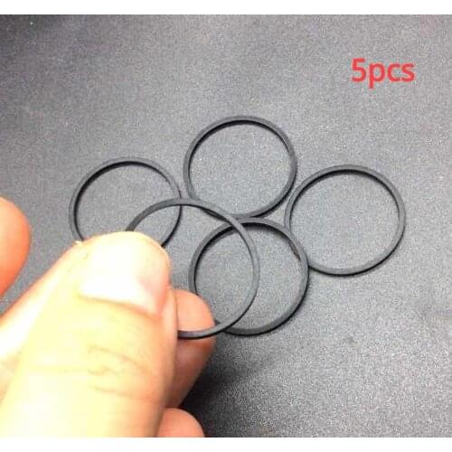 5pcs different size square rubber drive belt for walkman repeater cassette deck counter audio tape recorder radio stereo player