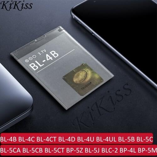 Battery BL-4B BL-4C BL-4CT BL-4D BL-4U BL-4UL BL-5B BL-5C BL-5CA BL-5CB BL-5CT BP-5Z BL-5J BLC-2 BP-4L BP-5M BP-6M For Nokia
