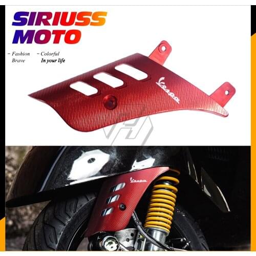 Motorcycle Front Wheel Rocker Shock Cover Protector CNC Aluminum Case for VESPA GTS 125 200 300 2013-2020