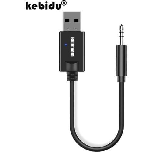 Kebidu Bluetooth Receiver Mini 3.5mm Jack TV Receiver Stereo Audio Music Adapter Bluetooth Wireless Audio Receiver Adapter