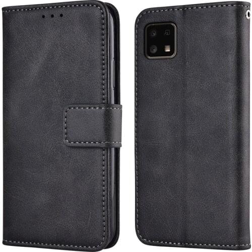 Flip Wallet Case for Sharp AQUOS Sense 4 Phone Case for AQUOS Sense 4 Cover Book Case for Sharp AQUOS Sense4 Coque