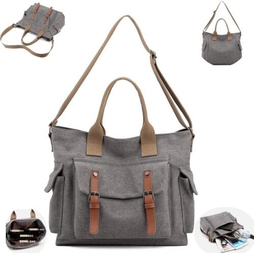 Designer Canvas Crossbody Bags for Women Shoulder Tote Messenger Bag 2021 Ladies Handbags Party Evening Bookbag Girls Purses