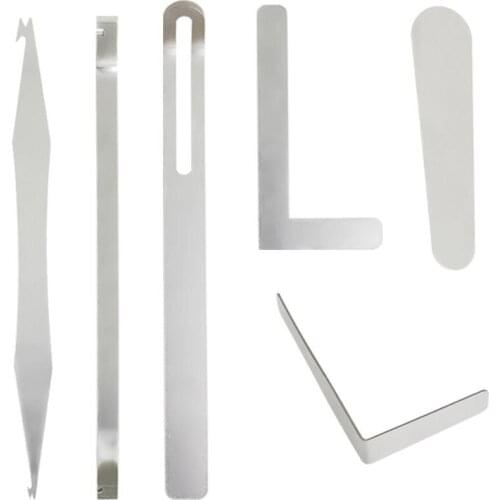 6 Pcs/set Wind Instrument Maintenance Kit Saxophone Pogo Hook Sound Hole Repair E Clamp Cover Modulation Repair Tool Accessories