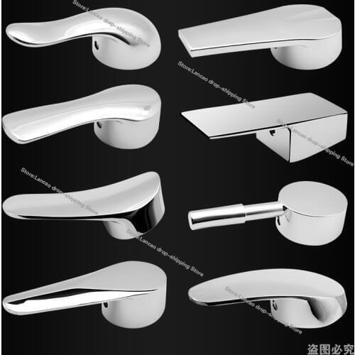 Hot Chrome Delta Faucet Single Metal Lever Handle Kit 35mm 40mm For single lever pressure balance bath and shower faucets