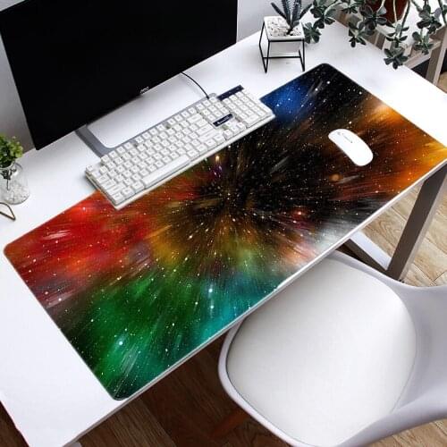 Sell Well Color Art 3D Large Size Mouse Pad Gaming Rubber Mouse Pad PC Office Decoration Home Table Mat 90*40cm