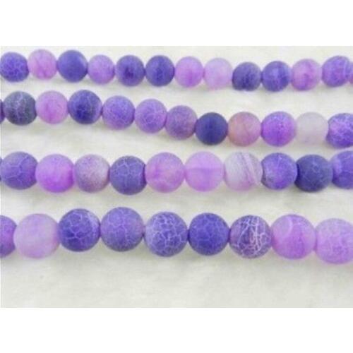 6mm Purple Dream Fire Dragon Veins Onyx Round Loose Beads Accessory Parts DIY Fashion Jewelry Semi-Precious Natural Stone 15inch