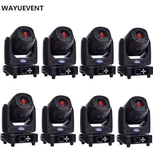 Lyre 100W 7 Colors+8 Gobos Led Spot Dmx 512 14Ch Moving Head Stage Lights Focus 3 Facet Prism Effect Lightings