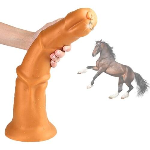 Soft Long Animal Anal Dildo Monster Sex Shop Realistic Huge Horse Dildo with Suction Cup Erotic Masturbators Toys for Adults 18