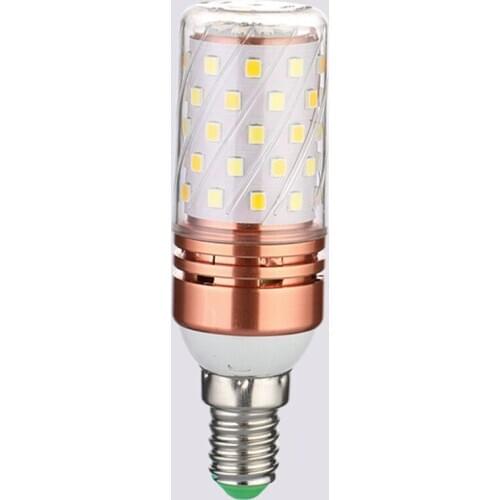 New 3 Color Temperatures Integrated SMD LED Corn Lamp E14 AC85V - 265V Warm White High Light Energy Conservation Small LED Light