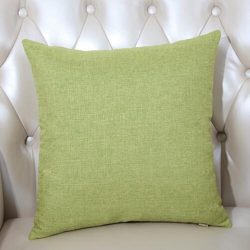 Plain Linen Cotton Sofa Chair Car Cushion Pillow 50cm 60*60 Decorative lumbar cushion Brand throw Pillow Lumbar Pillow 30x50cm