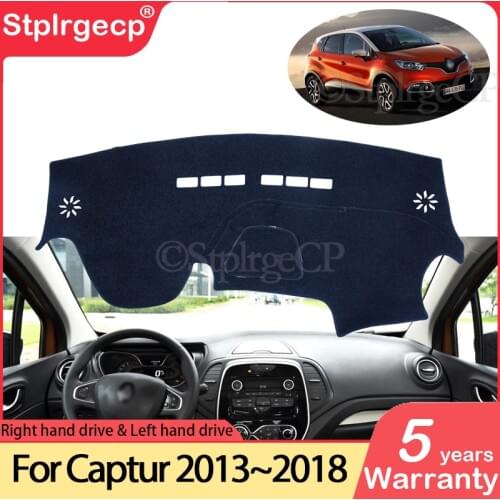 For Renault Captur 2013~2018 Samsung QM3 Anti-Slip Mat Dashboard Cover Pad Sunshade Dashmat Car Accessories 2014 2015 2016 2017