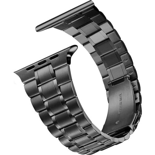 Bands for Apple Watch 6 5 4 se Band 44mm 40mm Upgrade Adapter Stainless Steel Strap for iWatch 3 watchbands 38mm 42mm Bracelet