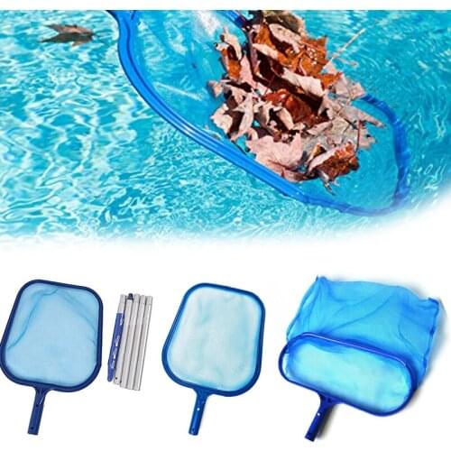 Blue Pool Cleaning Net Professional Tool Salvage Net Mesh Pool Skimmer Leaf Catcher Bag Swimming Pool Cleaner Accessories