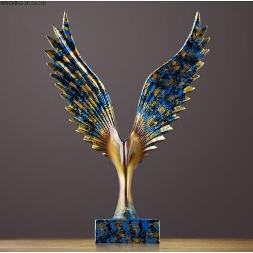 Resin Eagle Decoration Home Decoration Accessories Indoor Soft Decoration Creative Home Resin Dapeng Wing Home Office Crafts