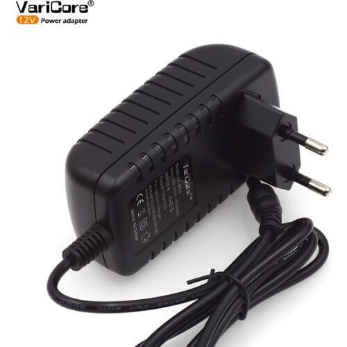 VariCore 12V 1.5A 2A Adapter monitor door supply DC 5.5 * 2.1 mm EU US Plugs Charger