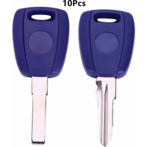XIEAILI 10Pcs/lot Replacement Case Transponder Key Shell For Fiat Punto/Stilo/Seicento Can Install Chip K450