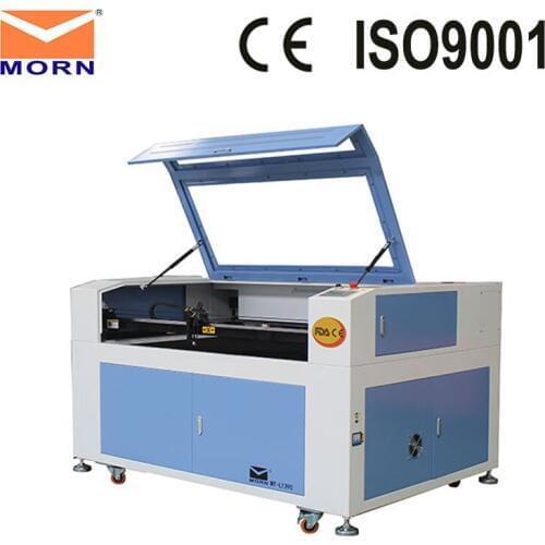 100W 1390 CO2 laser engraving cutting machine with free CW5000 water chiller red dot position