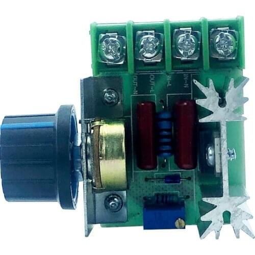 2000W Thyristor Speed Controller Motor 220V High Power Electronic Voltage Regulator Dimming Temperature and Speed Control Module