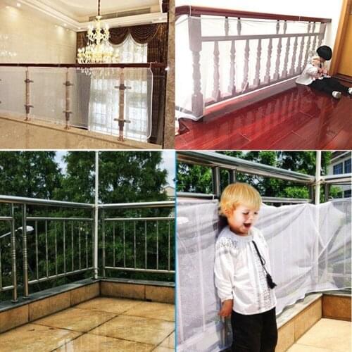 2018 High Quality Children Baby Kids Pets Security Safety Guard Balcony Stair Railing Fence Deck Gate Dog Mesh