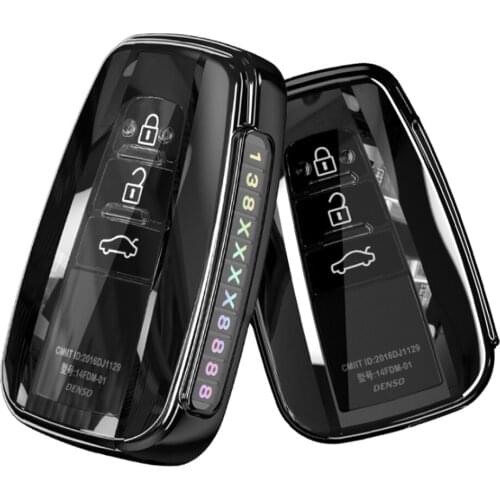 2020 TPU Car Key Cover Case Accessories Keychain Covers Protect For Toyota Camry Corolla C-HR CHR RAV4 Prado 2018