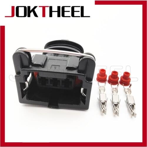 1-20 sets 3.5mm Tyco Amp 3 Pin way female connector Junior Power Timer MAP throttle sensor plug for Toyota CHANA BYD 282191-1