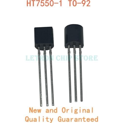 50PCS HT7550A-1 TO-92 HT7550-1 7550A-1 7550-1 TO92 TRANSISTOR new and original IC Chipset