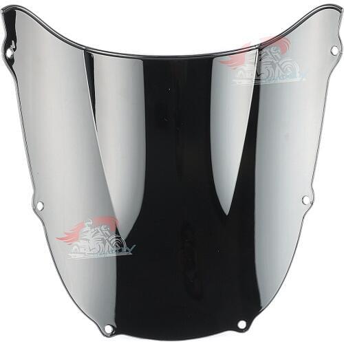 ABS Black Smoke Racing Windscreen Windshields For Kawasaki ZX6R ZX-6R 636 1998 1999 98-99
