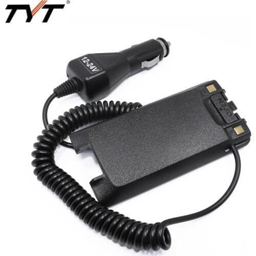 TYT 12-24V Car Charger Battery Eliminator for Walkie Talkie TYT MD-390 Two Way Ham Portable Radio MD390 Ham Radio MD 390