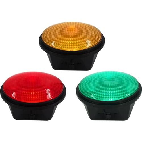 Diameter 200mm Red Yellow Green High Flux Full Ball LED Traffic Light Modules