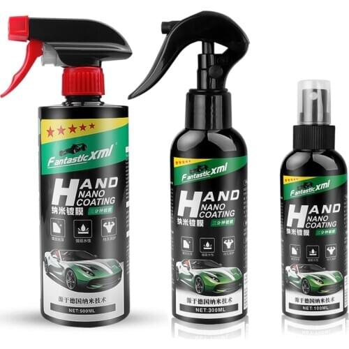 500/300/100ml Car Repellent Ceramic Coating Nano Glass Plated Crystal Liquid Hydrophobic Coating Waterproof Agent