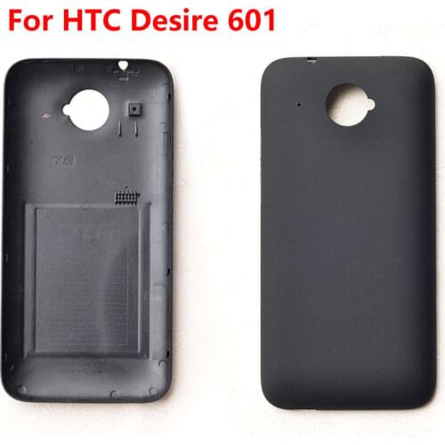 ZUCZUG Plastic Rear Housing For HTC Desire 601 Battery Cover Back Case Door With Side Keys+Logo 601 Replace Part