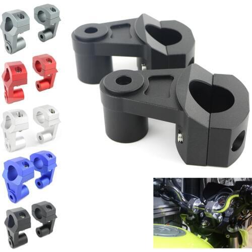 28mm Motor Handlebars Fat Bar Mount Clamps Risers Fit For BMW F800 GS Adventure 2008-2018 F800GT 2013 2014 2015 2016 2018