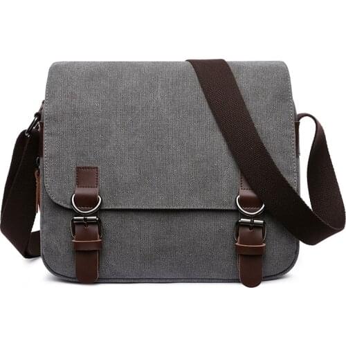 30cm Men Shoulder Crossbody Bags Expansion Large Canvas Satchel Leidure Casual Strong Fabric Durable Designer High Quality