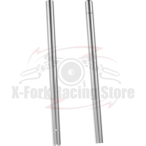 Front Fork Tubes Inner Pipes Silver Pair For SUZUKI TL125 1981 31x585mm