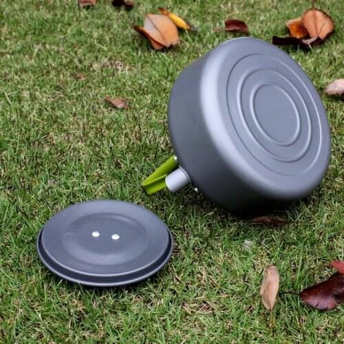 Outdoor 0.8 teapot camping teapot coffee pot outdoor kettle camping stove high temperature resistance